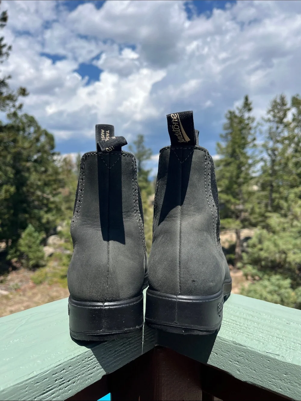 Blundstone Women's Originals #1630 High Top Boots in Rustic Black AU4 USW7